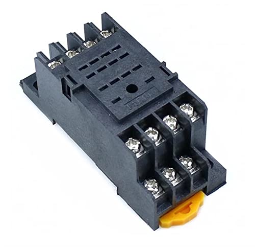 VSPPJYFG 1 x PYF14 Ampere 14-polige Terminalrelais-Buchsensockel schwarz für MY4NJ HH54P Leistungsrelais von VSPPJYFG