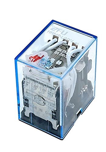 VSPPJYFG 10 Set MY4 Kleine Elektromagnetische Relais Power Relais DC12V DC24V AC110V AC220V Spule 4NO 4NC DIN Schiene 14 pins + Basis Mini Relais(Dc,220V) von VSPPJYFG