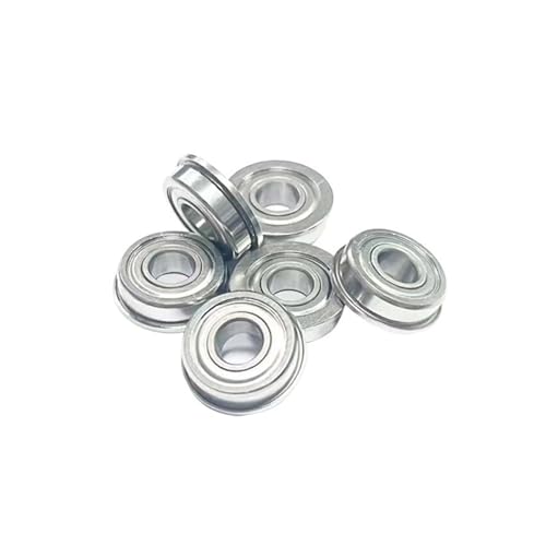 VSPPJYFG 6 STÜCKE Edelstahl-Flanschlager SF623ZZ/SF624ZZ/SF625ZZ/SF626ZZ/SF627ZZ Hochgeschwindigkeits-Flanschkugellager(SF624ZZ 4x13x5mm) von VSPPJYFG