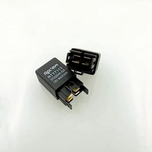 VSPPJYFG Kfz-Relais 3722040-Q3 3722040 Q3 3722040Q3 12 V DC 12 V 12 V 30 A 4-poliges Auto-Relais (10 Stück) von VSPPJYFG