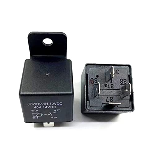 VSPPJYFG Kfz-Relais JD2912-1H-12VDC JD2912 1H 12VDC JD29121H12VDC 12V DC 12V 40A 4-poliges Autorelais (10 Stück) von VSPPJYFG