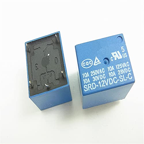 VSPPJYFG Leistungsrelais 12 V, 5 Pins, Umwandlungstyp 250 VAC SRD-12VDC-SL-C SRD-12 V SRD-12VDC SRD-12VDC-SL 10 A T73, 5 Stück VSPPJYFG Leistungsrelais 12 V, 5 Pins, Umwandlungstyp 250 VAC SRD-12VDC-SL-C SRD-12 V SRD-12VDC SRD-12VDC-SL 10 A T73, 5 Stück von VSPPJYFG