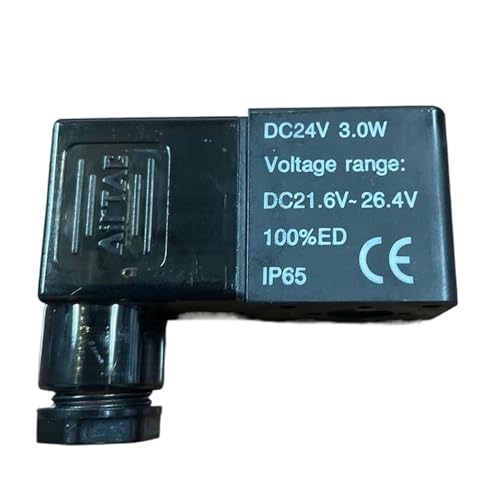VSPPJYFG Magnetventilspule AC220V CDA092A DC24V CDA092B AC24V CDA092E Innendurchmesser 9 mm DC 24 V Anschlussdose von VSPPJYFG