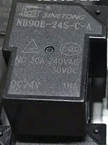 VSPPJYFG Relais 24 V NB90E-24S-AC 30 A DC 24 V 4 Pins (10 Stück) von VSPPJYFG
