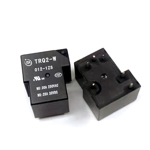 VSPPJYFG Relais TRQ2-W 012-1ZS TRQ2 W 012 1ZS TRQ2W0121ZS 12 V DC 12 V 12 V 30 A 6-poliges Relais (5 Stück) von VSPPJYFG