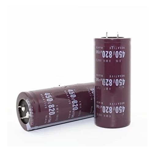 2PCS-12PCS 820UF450V 450V820UF 35mm * 50mm Original Aluminium-elektrolytkondensatoren (Color : 9pcs, Size : 0) von VSVJCICJ