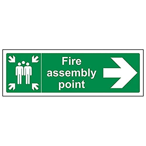 Feuerstelle – Feuermontagepunkt Pfeil rechts – 600 x 200 mm von VSafety