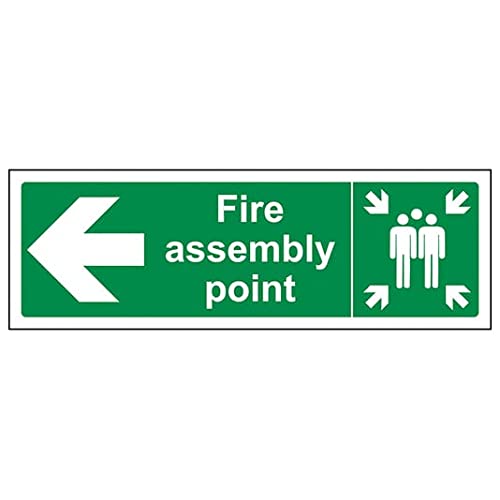 Feuerstelle – Feuermontagestelle Pfeil links – 450 x 150 mm von VSafety