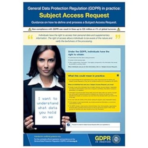 GDPR in Praxis Poster – Thema Zugang Anfrage – A2 GDPR in Praxis Poster – Thema Zugang Anfrage – A2 von VSafety