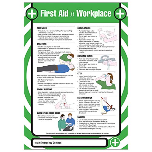 Poster VSafety First Aid Workplace A2, 420 x 594 mm Poster VSafety First Aid Workplace A2, 420 x 594 mm von VSafety