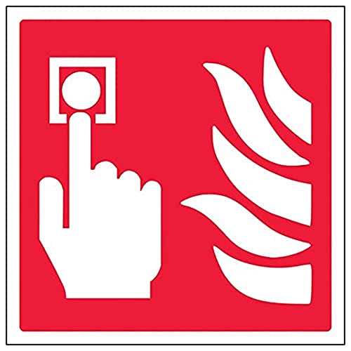 Umweltfreundliche Feuerausrüstung – Call Point Logo – 150 x 150 mm von VSafety