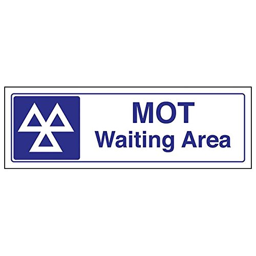 VSafety 78003AX-R 'MOT Warnschild, Querformat, 300 mm x 100 mm, 3 Stück von VSafety