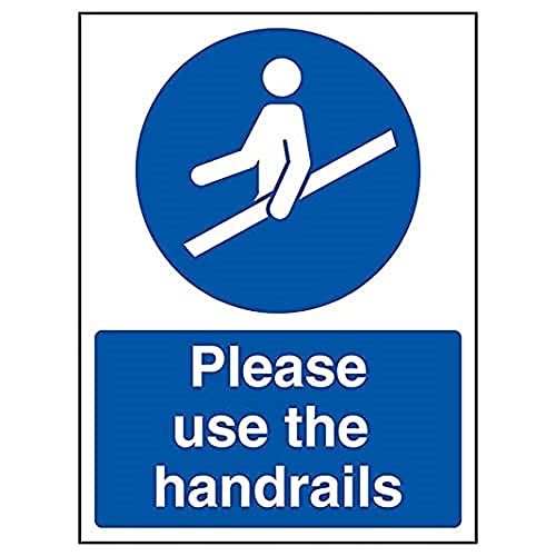 VSafety Please Use The Handläufe – 200 mm x 300 mm – 2 mm Polycarbonat von VSafety