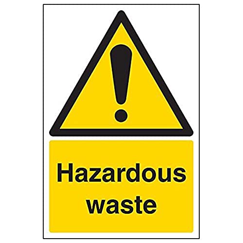 VSafety Schild "Hazardous Waste", Hochformat, 3 Stück, 200mm x 300mm, 3 VSafety Schild "Hazardous Waste", Hochformat, 3 Stück, 200mm x 300mm, 3 von VSafety