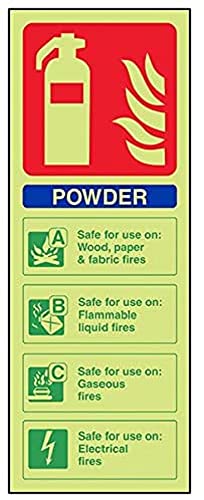 VSafety Warnschild für Feuerlöscher, leuchtet im Dunkeln, 75 mm x 200 mm, Hartkunststoff VSafety Warnschild für Feuerlöscher, leuchtet im Dunkeln, 75 mm x 200 mm, Hartkunststoff von VSafety