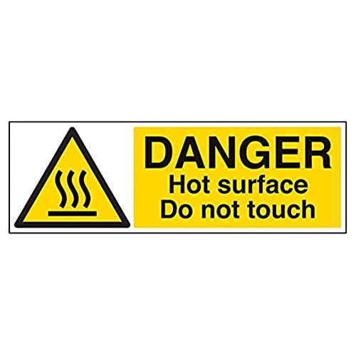 vsafety 62011bp-s "Danger Hot Oberfläche nicht Touch" Achtung Temperatur-Zeichen, selbstklebend, Landschaft, 600 mm x 200 mm x 200 mm, schwarz/gelb vsafety 62011bp-s "Danger Hot Oberfläche nicht Touch" Achtung Temperatur-Zeichen, selbstklebend, Landschaft, 600 mm x 200 mm x 200 mm, schwarz/gelb von VSafety