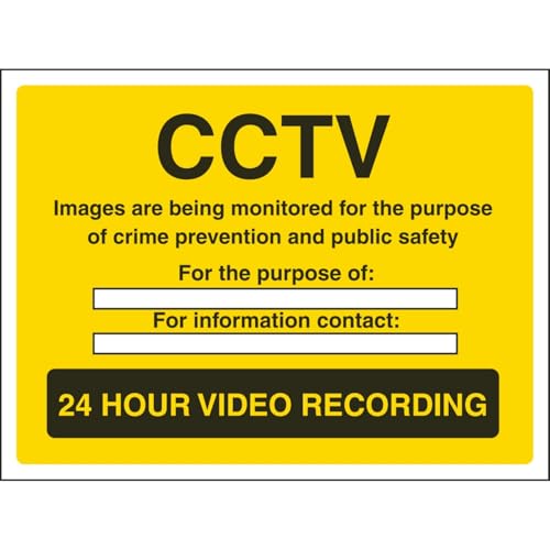 VSafety Cctv, Images Are Being Monitored For The Purpose Of Crime Prevention Schild, Querformat, 200 mm x 150 mm, 1 mm starrer Kunststoff VSafety Cctv, Images Are Being Monitored For The Purpose Of Crime Prevention Schild, Querformat, 200 mm x 150 mm, 1 mm starrer Kunststoff von VSafety