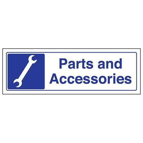 vsafety 78009 ax-s Allgemeine Garage Schild, Teilen und Zubehör, Selbst, Landschaft, 300 mm x 100 mm, selbstklebend, Blau von VSafety