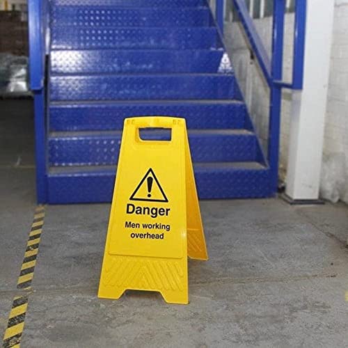 vsafety Danger Men Working Overhead – Gelb Floor Warnschild von VSafety