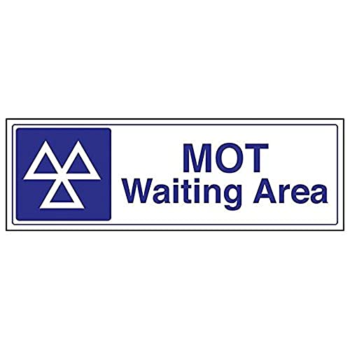 vsafety "Mot Waiting Bereich", Landschaft, (3 Stück), 450 mm x 150 mm, 3 von VSafety