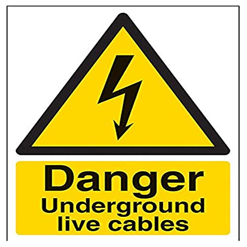 vsafety Schilder 68016 an-r "Gefahr Underground Live Kabel" Achtung Elektrische Zeichen, 1 mm starrer Kunststoff, Hochformat, 150 mm x 200 mm x 200 mm, schwarz/gelb vsafety Schilder 68016 an-r "Gefahr Underground Live Kabel" Achtung Elektrische Zeichen, 1 mm starrer Kunststoff, Hochformat, 150 mm x 200 mm x 200 mm, schwarz/gelb von VSafety