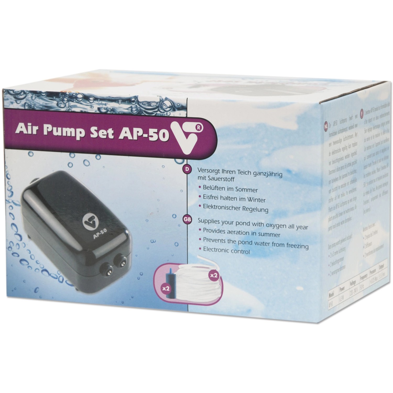 VT Luftpumpen Set Air Pump AP-50 von VT