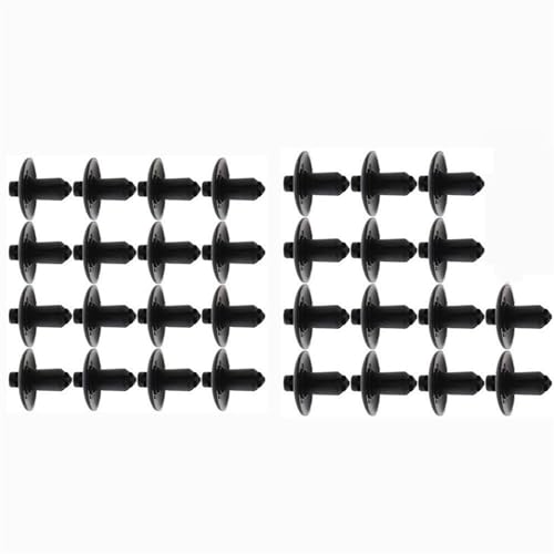 VTAIEX Clip-Verschlüsse Für Q5 2008–2017 2016 2015 2014 2013 2012 2011 Auto-Push-Clip-Pin Nietenbefestigungs-Halteklammern Für Obere Abdeckung, Niete Mit 21,5 Mm Kopfdurchmesser von VTAIEX