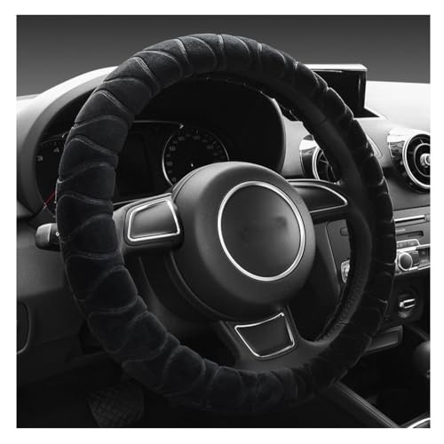 VTANOK Auto Lenkradbezug, für BMW 3er 316ti 318td 320td 325ti Compact (E46) 2001-2024 38cm Schweißabsorbierend Verschleißfest Lenkradschutz Anti Rutsch Atmungsaktiv Lenkradhülle,B von VTANOK