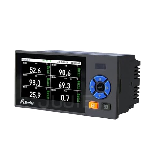 Industrial Data Recorder Muti Channels Temperature Sensor Datalogger Curve USB Data Transfer Data Logger(4 Channels) von VTCTYBPGBW