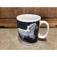 Pferde Keramik Kaffee/Teetasse - Otter House Made in England Pferdeliebhaber Geschenk von VTGItemsAddedDaily