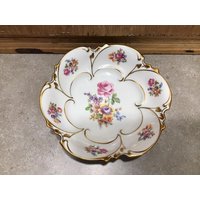 Vintage Henneberg Porzellan Jlmenau Servierschale Made in Germany von VTGItemsAddedDaily