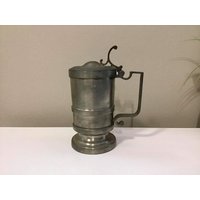 Vintage Italien Zinn Bierkrug, Bierbecher, Tankard, Bier Tankards, Becher von VTGItemsAddedDaily