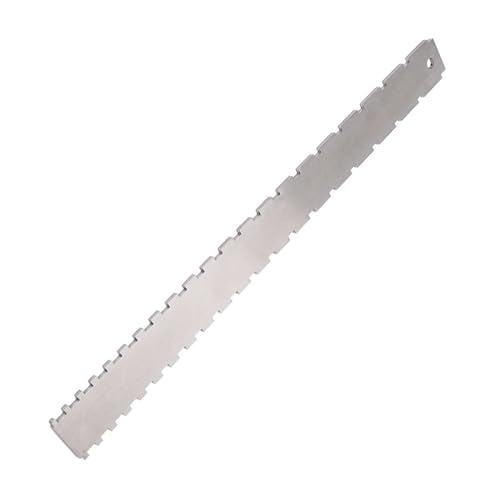Gitarren-Griffbrett-Lineal, Hals, gekerbt, gerade Kante, Bundabstand-Lineale zum Messen von Bundhals, gekerbter Geradheitsmesswerkzeug Gitarren-Griffbrett-Lineal, Hals, gekerbt, gerade Kante, Bundabstand-Lineale zum Messen von Bundhals, gekerbter Geradheitsmesswerkzeug von VTIDOBE