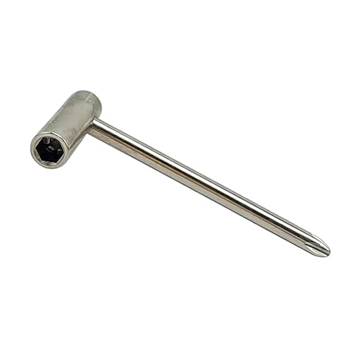 VTIDOBE Gitarren-Trägerstabschlüssel Sechskant-Stecknuss Hals Einstellwerkzeug Elektrische Traversen Rod Adjusting Electric Guitar Wrench Adjustment Tool von VTIDOBE