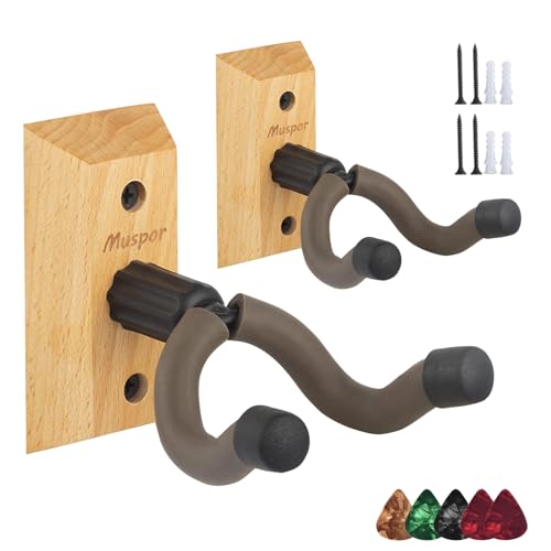 VTIDOBE Gitarren Wandhalterung Aufhänger Gitarrenhaken Halter Ständer für Ukulele Halterung Aufhänger Hängehaken Halterung Display Rack Horizontaler Haken von VTIDOBE