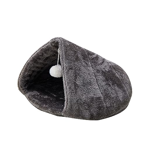 VTIDOBE Katzenhöhle, warmes Bett für den Innenbereich, waschbar, weiche Betten, Zelthaus für Welpen, kleine Hunde, dicker Boden VTIDOBE Katzenhöhle, warmes Bett für den Innenbereich, waschbar, weiche Betten, Zelthaus für Welpen, kleine Hunde, dicker Boden von VTIDOBE