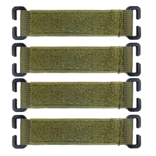 VTIDOBE Molles Strips Molles Hakenschlaufe für Abzeichen Rucksack Patches Molles Strips Befestigung für Morale Patches von VTIDOBE