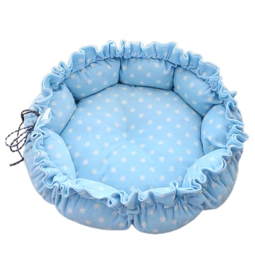 VTIDOBE Rundes Katzenbett für schlafende Hunde, Winterhaus, Haustiermatte für Kätzchen, Welpenzubehör VTIDOBE Rundes Katzenbett für schlafende Hunde, Winterhaus, Haustiermatte für Kätzchen, Welpenzubehör von VTIDOBE