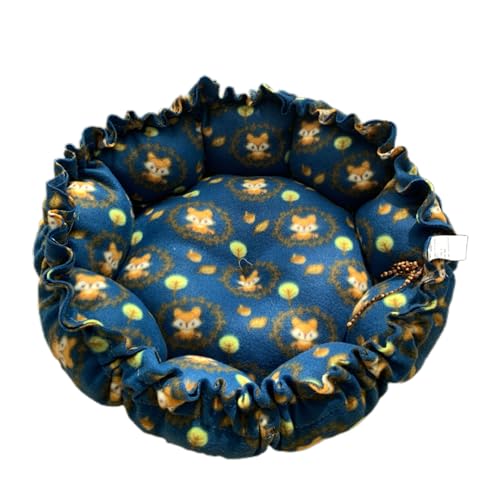VTIDOBE Rundes Katzenbett für schlafende Hunde, Winterhaus, Haustiermatte für Kätzchen, Welpenzubehör VTIDOBE Rundes Katzenbett für schlafende Hunde, Winterhaus, Haustiermatte für Kätzchen, Welpenzubehör von VTIDOBE