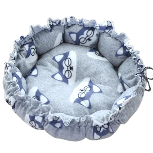 VTIDOBE Rundes Katzenbett für schlafende Hunde, Winterhaus, Haustiermatte für Kätzchen, Welpenzubehör VTIDOBE Rundes Katzenbett für schlafende Hunde, Winterhaus, Haustiermatte für Kätzchen, Welpenzubehör von VTIDOBE