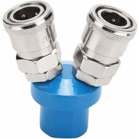 1/4" C-Typ pneumatischer Schnellwechsler 2/3-Wege-Luftkompressoranschluss (2-Wege) von VTIZIKL
