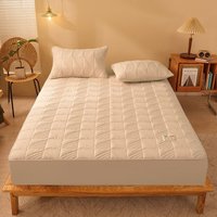 180 x 200 cm Memory Foam-Matratzenauflage, kühlende Faser auf Doppelmatratze 180 x 200 cm mit extra tiefer Tasche (Kissenbezug nicht im Lieferumfang von VTIZIKL
