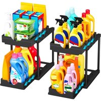 2er-Pack Untertisch-Organizer – 2-stufiger Auszieh-Organizer unter der Spüle, Aufbewahrungsregal unter der Spüle, Ausziehschublade für Küche, 2er-Pack Untertisch-Organizer – 2-stufiger Auszieh-Organizer unter der Spüle, Aufbewahrungsregal unter der Spüle, Ausziehschublade für Küche, von VTIZIKL