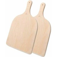 2er-Set Pizzaschaufeln aus Holz, Pizzapaddel für Pizza, Pasteten, Brot von VTIZIKL