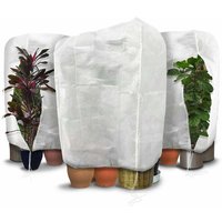 3er Set Winter-Pflanzenhüllen mit Kordel und Reißverschluss Polypropylen 80g/m² 200x240cm weiß 3er Set Winter-Pflanzenhüllen mit Kordel und Reißverschluss Polypropylen 80g/m² 200x240cm weiß von VTIZIKL