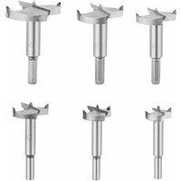 6-teilige Forstner-Holzbohrer, Hartmetall-Holzfräser, Durchmesser 30/35/40/45/50/60 mm, zum Formen von Holzbearbeitungslöchern, Installieren von von VTIZIKL