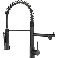 Ausziehbarer Küchenhahn mit 2 Strahlarten, kommt mit 2 Ausläufen, 360° drehbarer Küchenmischhahn, Kalt- & Warmwasser verfügbar, Küchenarmatur aus Ausziehbarer Küchenhahn mit 2 Strahlarten, kommt mit 2 Ausläufen, 360° drehbarer Küchenmischhahn, Kalt- & Warmwasser verfügbar, Küchenarmatur aus von VTIZIKL