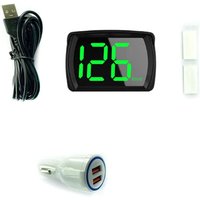 Auto HUD Head Up Display Digital GPS Tachometer für Auto LKW SUV Motorrad KM/H Geschwindigkeitsmesser 2er Set von VTIZIKL