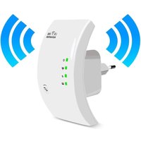 Drahtloser WLAN-Repeater, 300 Mbit/s, WLAN-Extender, WLAN-Signalverstärker mit großer Reichweite, WLAN-Booster mit Ethernet-Anschluss, Access Point, Drahtloser WLAN-Repeater, 300 Mbit/s, WLAN-Extender, WLAN-Signalverstärker mit großer Reichweite, WLAN-Booster mit Ethernet-Anschluss, Access Point, von VTIZIKL