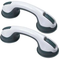 Duschgriff mit 2 Saugnäpfen – Badewannengriff – ohne Bohren – rutschfeste Badezimmer-Haltegriffe für Senioren, Kinder – 2er-Pack Duschgriff mit 2 Saugnäpfen – Badewannengriff – ohne Bohren – rutschfeste Badezimmer-Haltegriffe für Senioren, Kinder – 2er-Pack von VTIZIKL